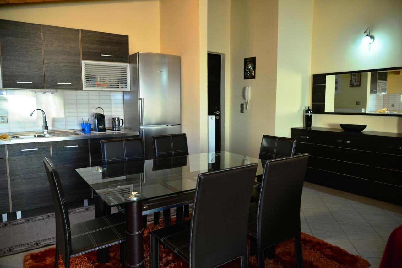 Sea View Luxury Apartment Plataria Bagian luar foto
